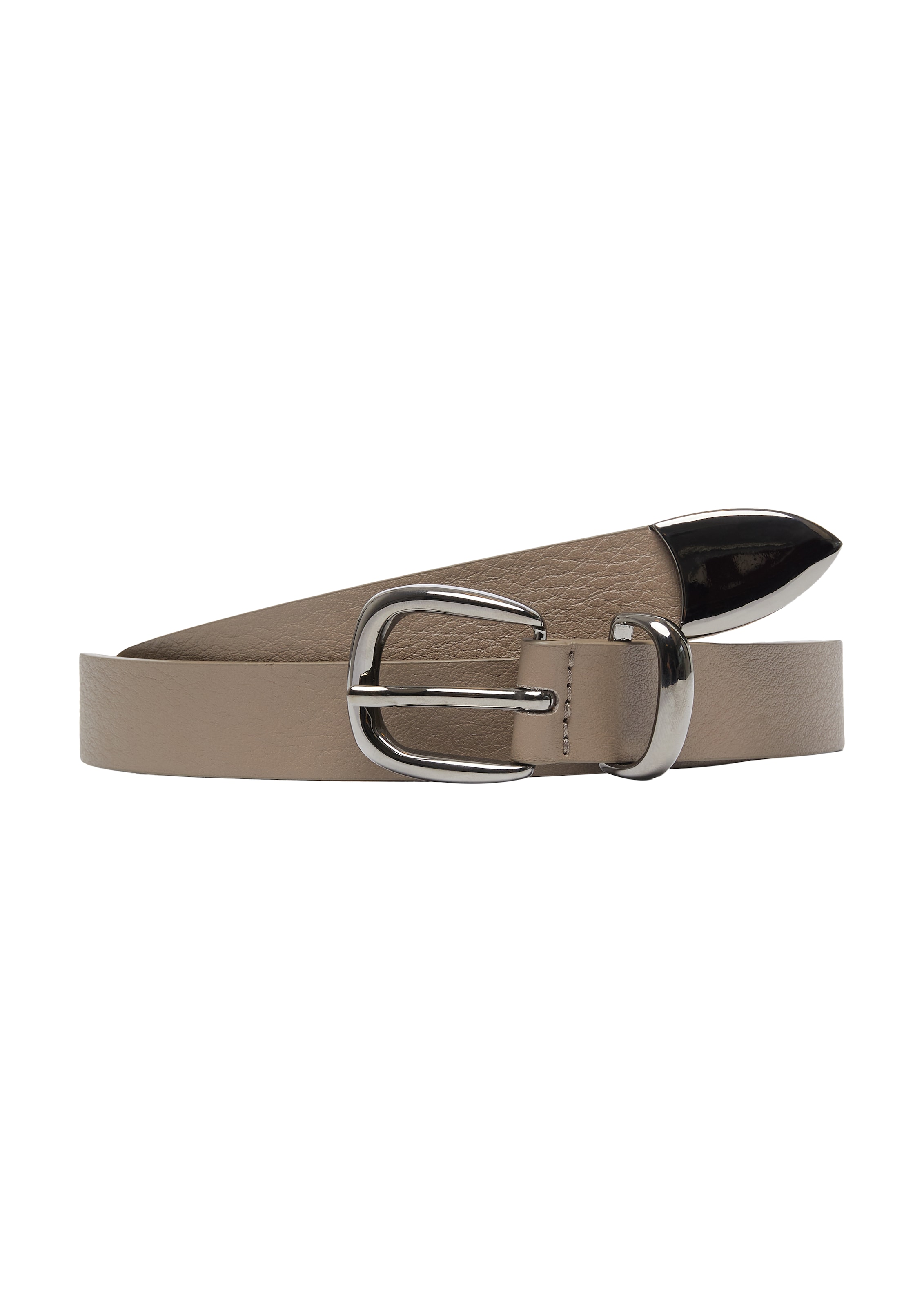 COMMA Belt in Brown: front