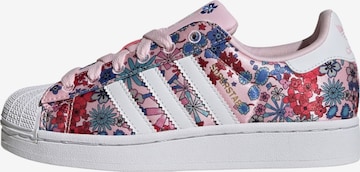 ADIDAS ORIGINALS Tennarit 'Adidas x Liberty London Superstar II' värissä vaaleanpunainen: etupuoli