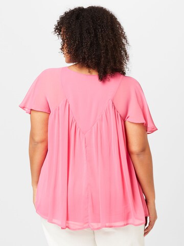 Zizzi Blus 'AGNES' i rosa