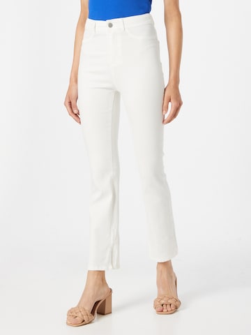 VILA Flared Jeans 'FLAIR BILLY' i hvid: forside