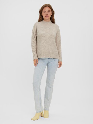 VERO MODA Sweater 'VMLefile' in Beige