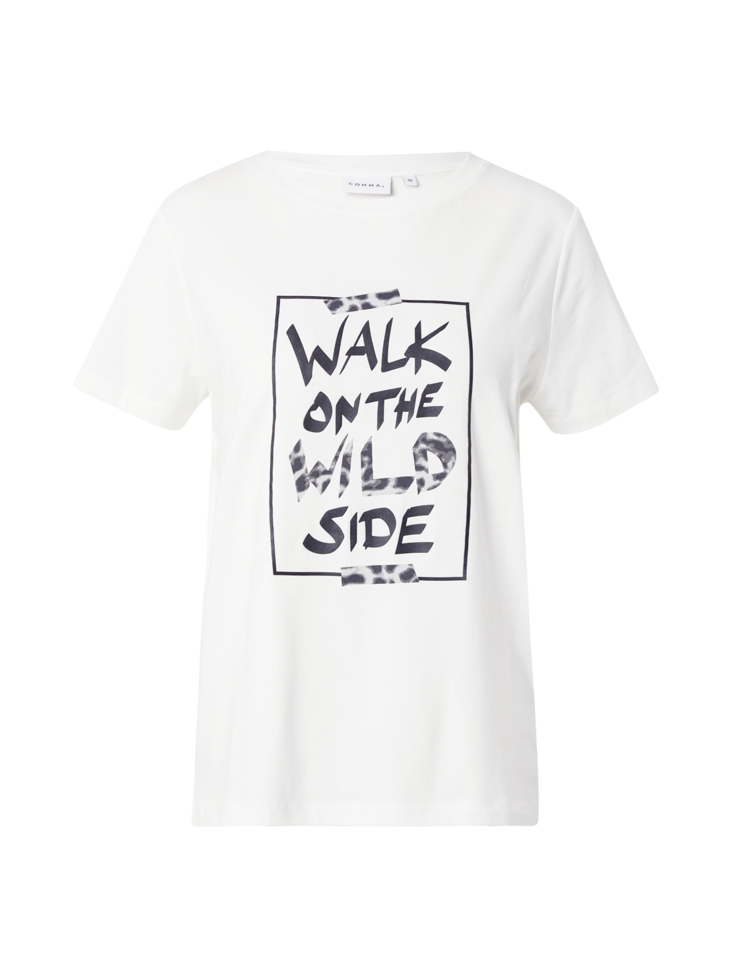 COMMA T-Shirt in Weiß: Vorderseite