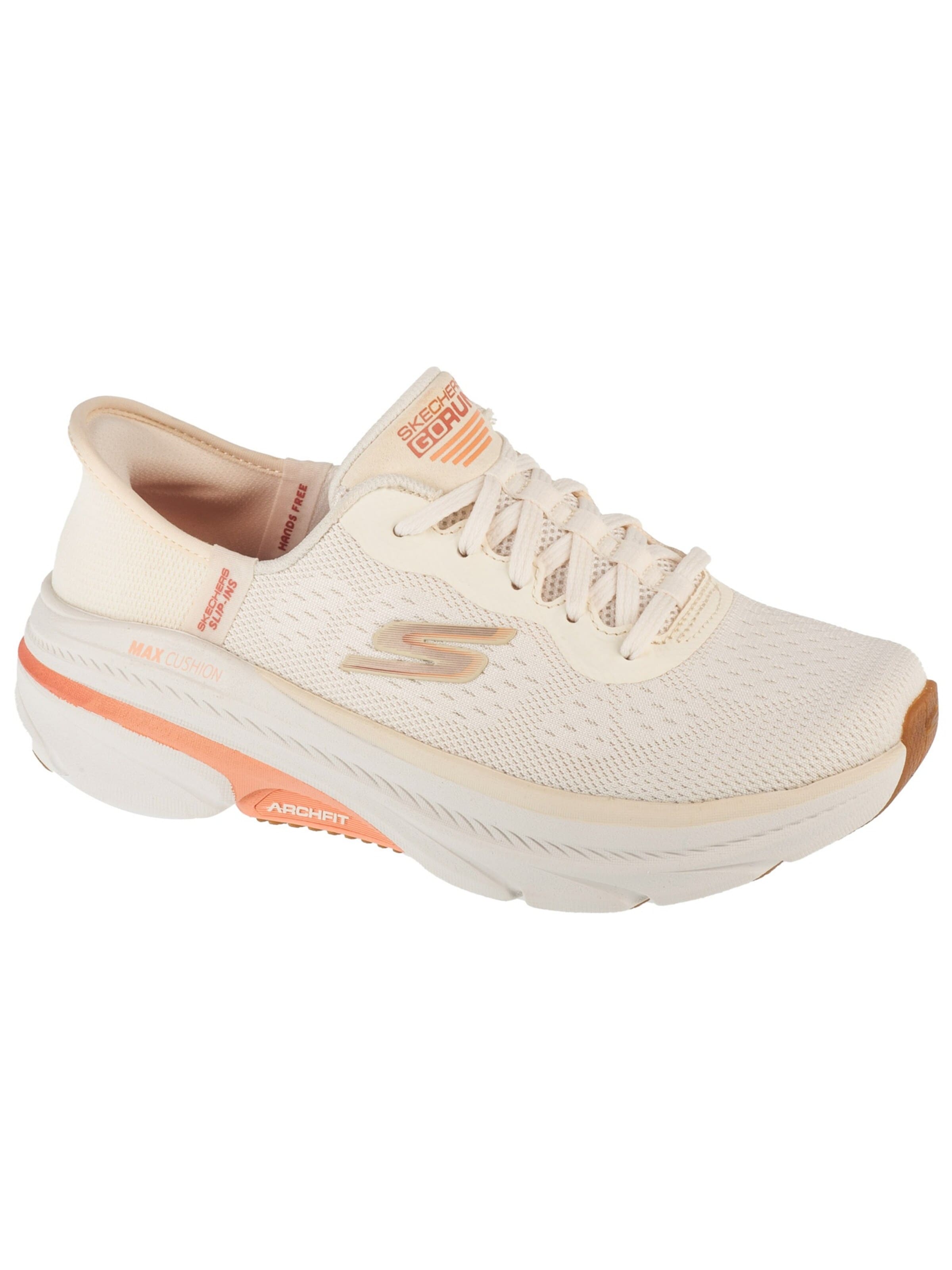 SKECHERS Loopschoen 'Slip-Ins: Max Cushioning Arch Fit 2.0 - Antilles' in Wit: voorkant