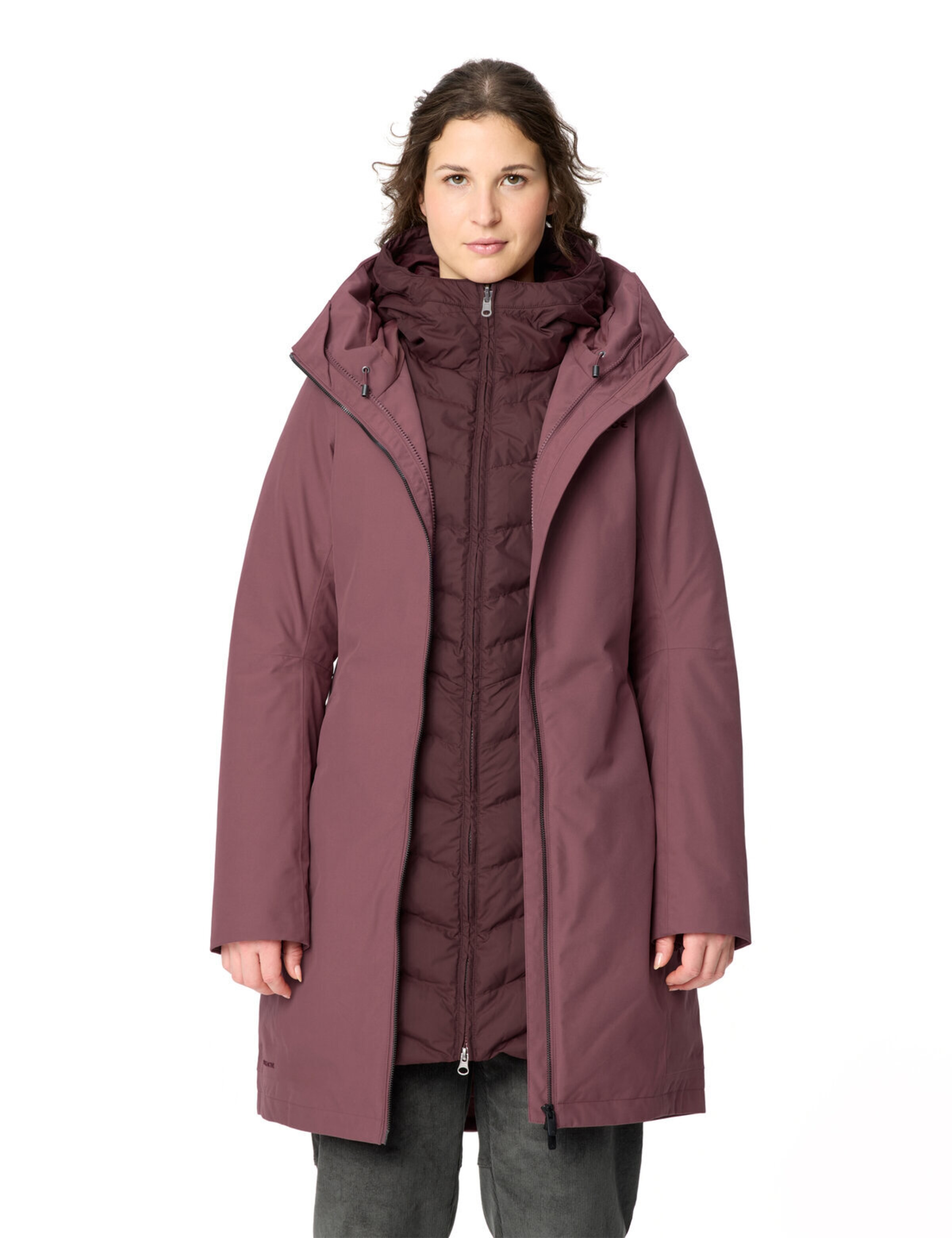 VAUDE Outdoormantel 'Annecy III' in Rood