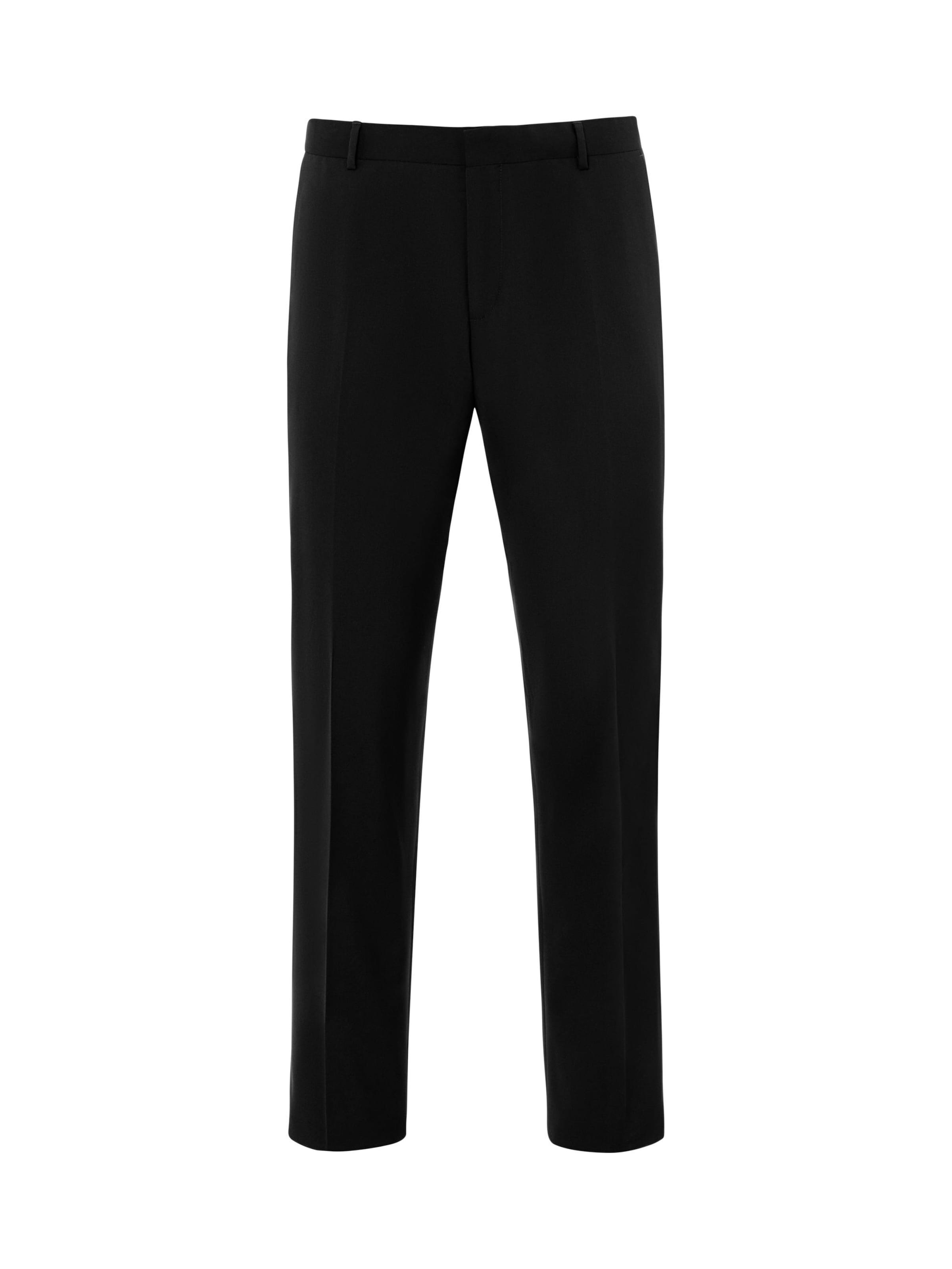 Thomas Goodwin Slim fit Pleated Pants '3935-20039' in Black: front