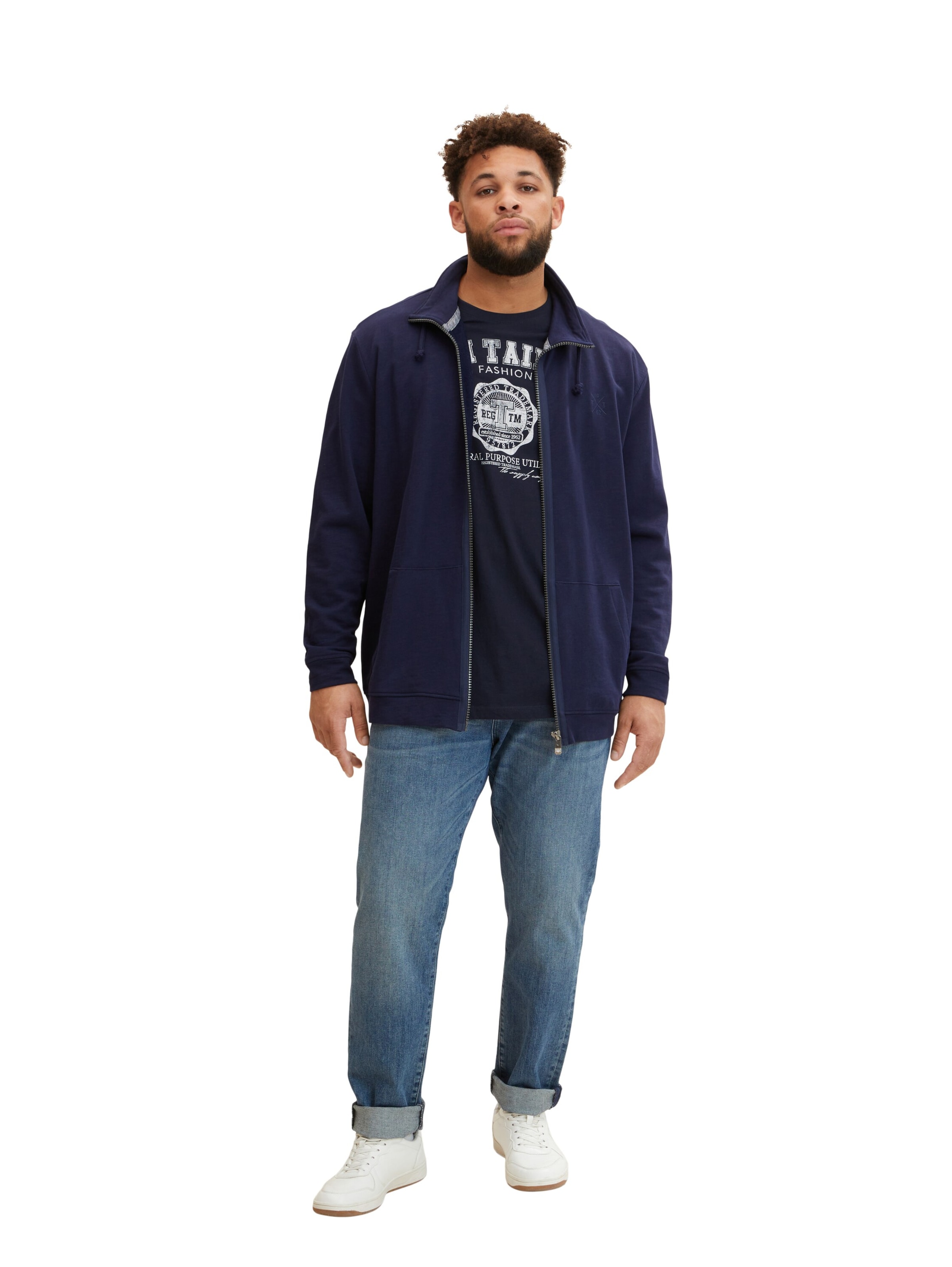 TOM TAILOR Men + Shirt in Blue
