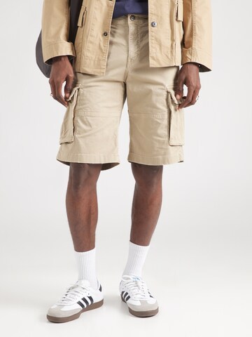 JACK & JONES Regular Cargo Pants 'JPSTCOLE SEBASTIAN' in Beige: front