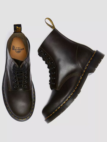 Ghete cu șireturi 'Sinclair' de la Dr. Martens pe maro