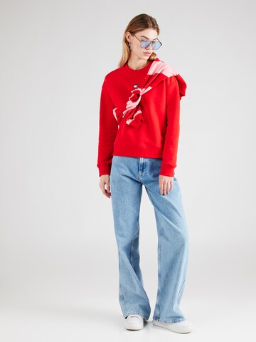 Sweat-shirt Tommy Jeans en rouge