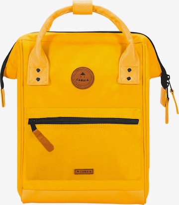 Cabaia Backpack 'Adventurer S' in Yellow: front