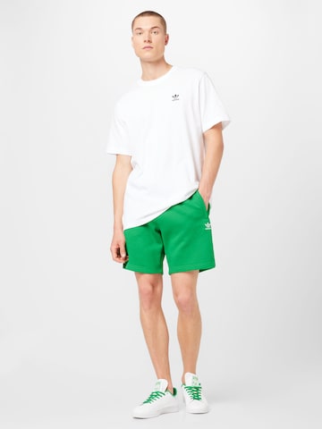 Regular Pantalon 'Trefoil Essentials' ADIDAS ORIGINALS en vert