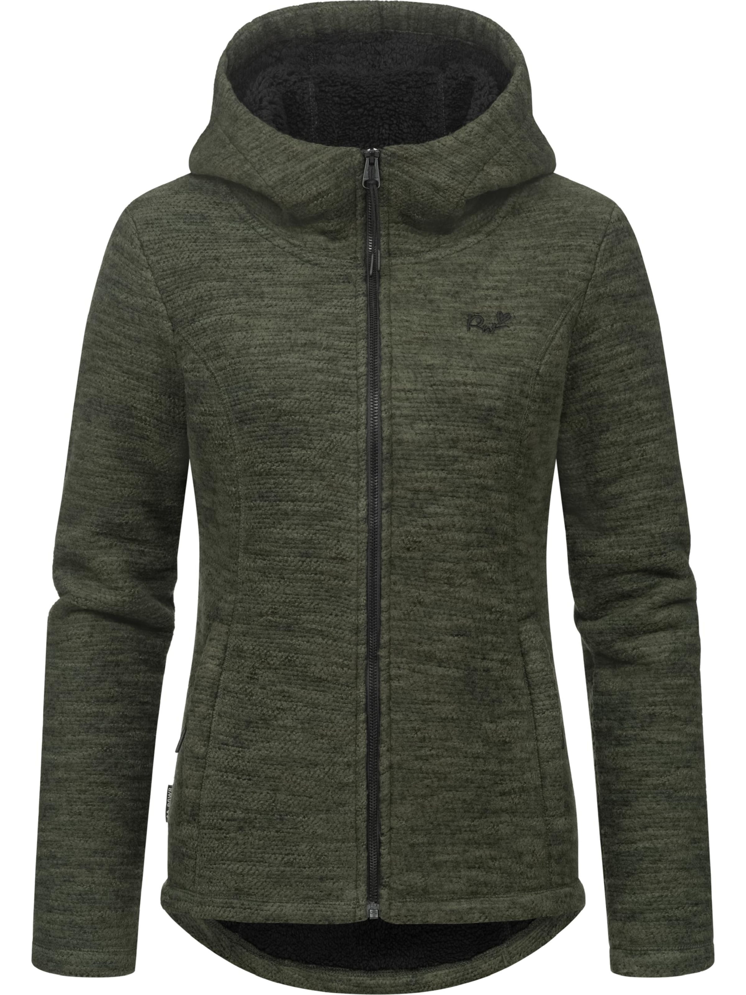 Ragwear Knit Cardigan 'Lyshka' in Green