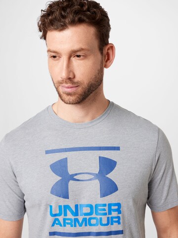 T-Shirt fonctionnel 'Foundation' UNDER ARMOUR en gris