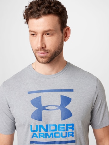 UNDER ARMOURTehnička sportska majica 'Foundation' - siva boja