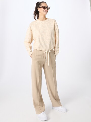 BOSS Sweatshirt 'Ersa' in Beige