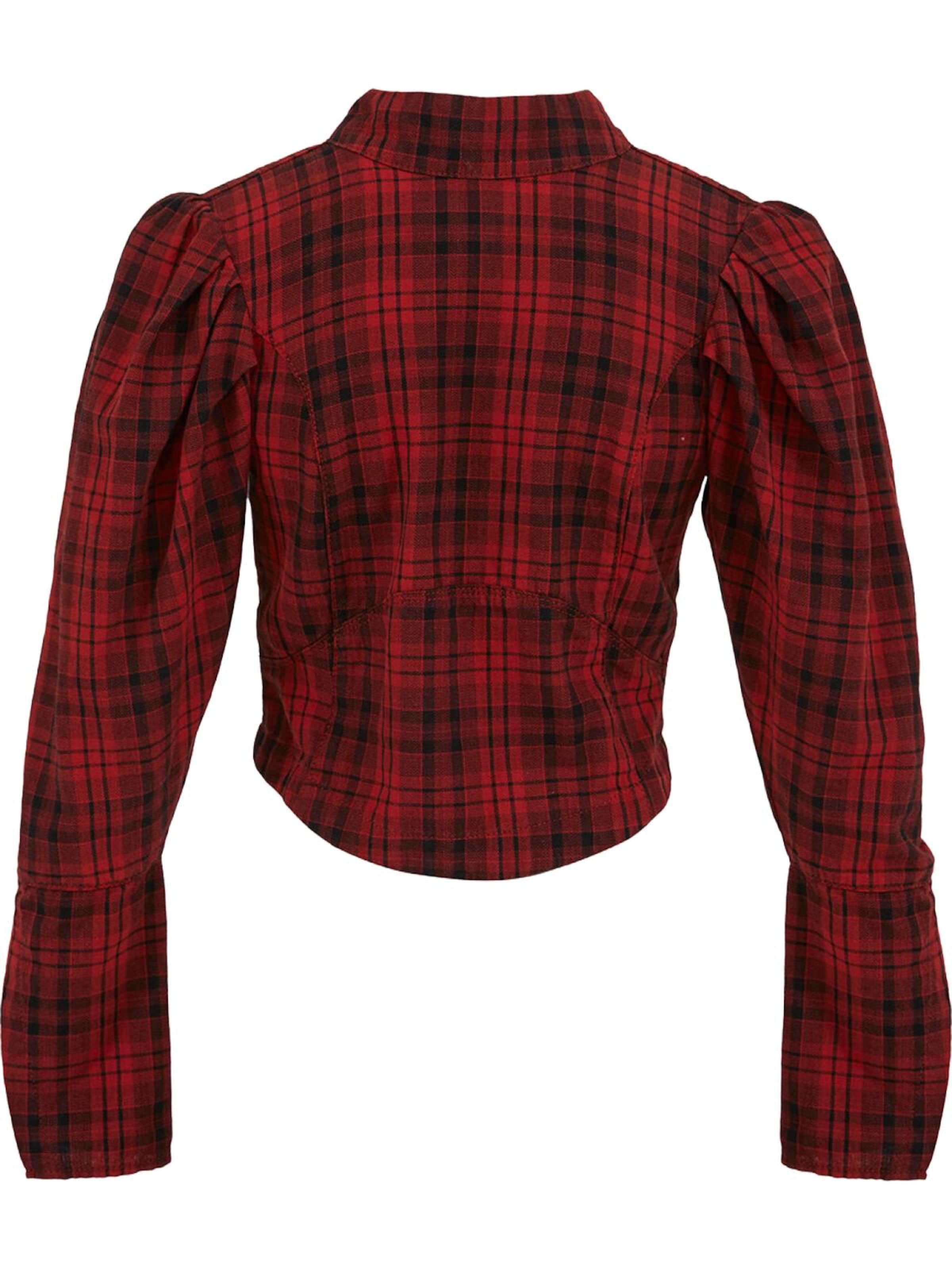 LTB Jeans Shirt 'LTB Jeans Verna Streifenshirt mit Reißverschluss'‌ in Blau