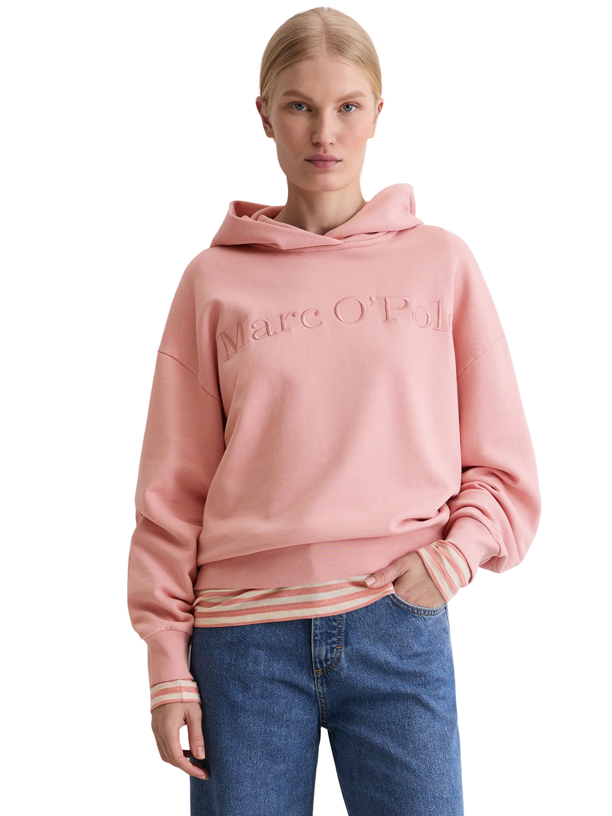Sweat-shirt Marc O'Polo en rose : devant