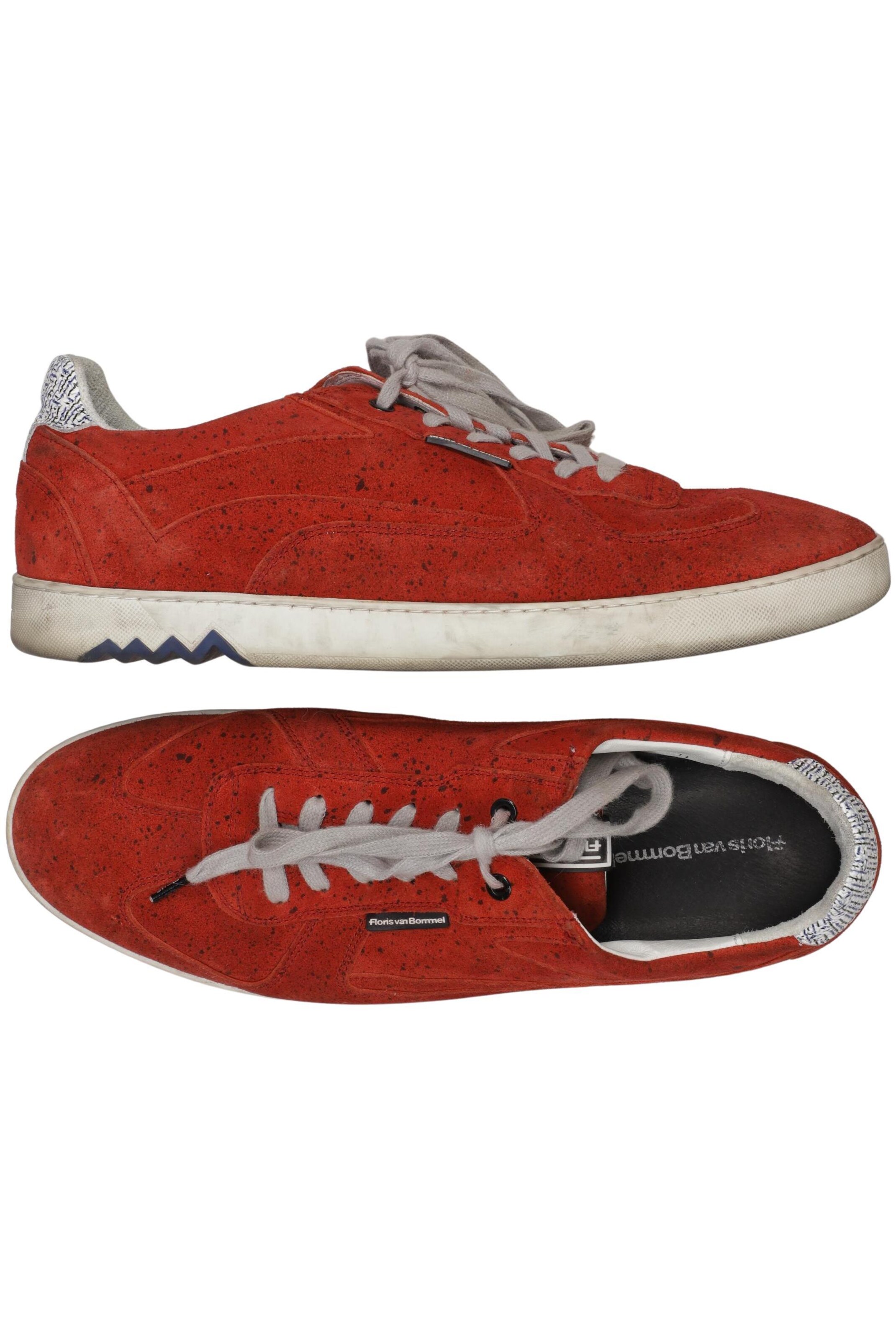 Floris van Bommel Sneaker 45,5 in Rot: Vorderseite