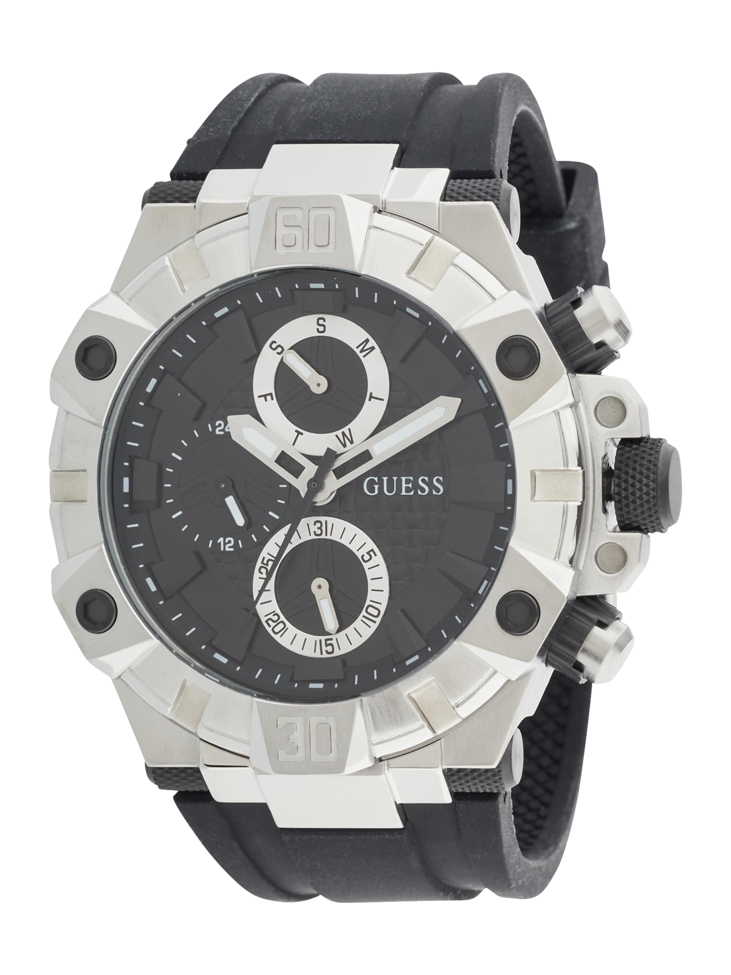Orologio analogico 'IGNITE' di GUESS in nero: frontale