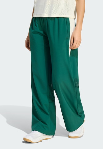 ADIDAS PERFORMANCE Wide leg Παντελόνι φόρμας σε πράσινο: μπροστά