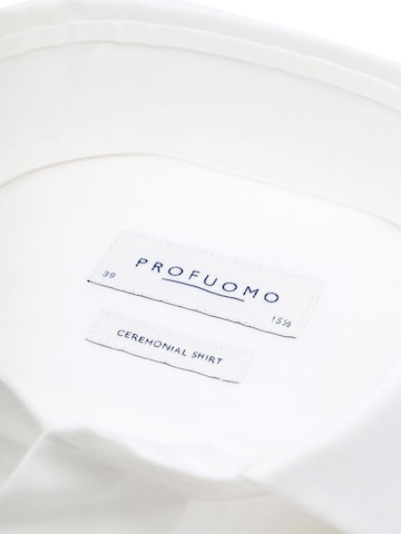 Profuomo Slim fit Button Up Shirt in White