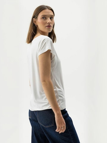 Haut ' Ellen ' Holebrook en blanc