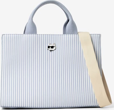 Rankinė 'Ikon' iš Karl Lagerfeld, spalva – šviesiai mėlyna / balta, Prekių apžvalga