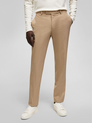 Regular Pantalon HECHTER PARIS en marron : devant