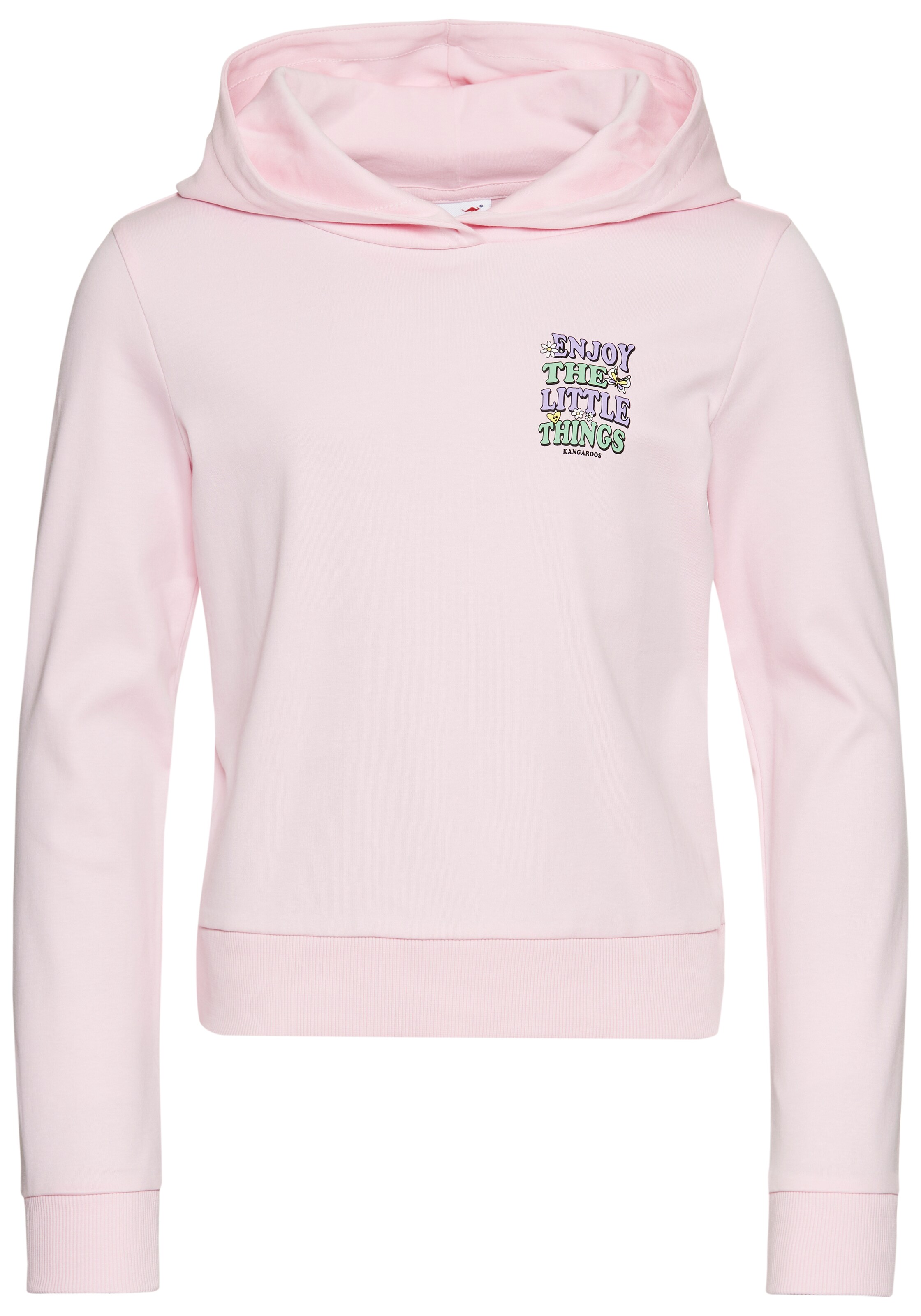KangaROOS Sweatshirt in Pink: front
