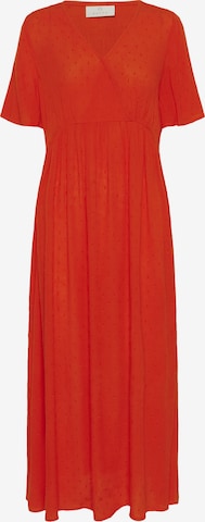 Robe 'Amyrna' Kaffe en rouge : devant