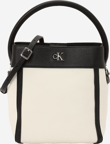 Poșete de la Calvin Klein pe alb: față