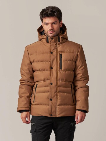 Deeluxe Jacke 'Chiro' in Braun: Vorderseite