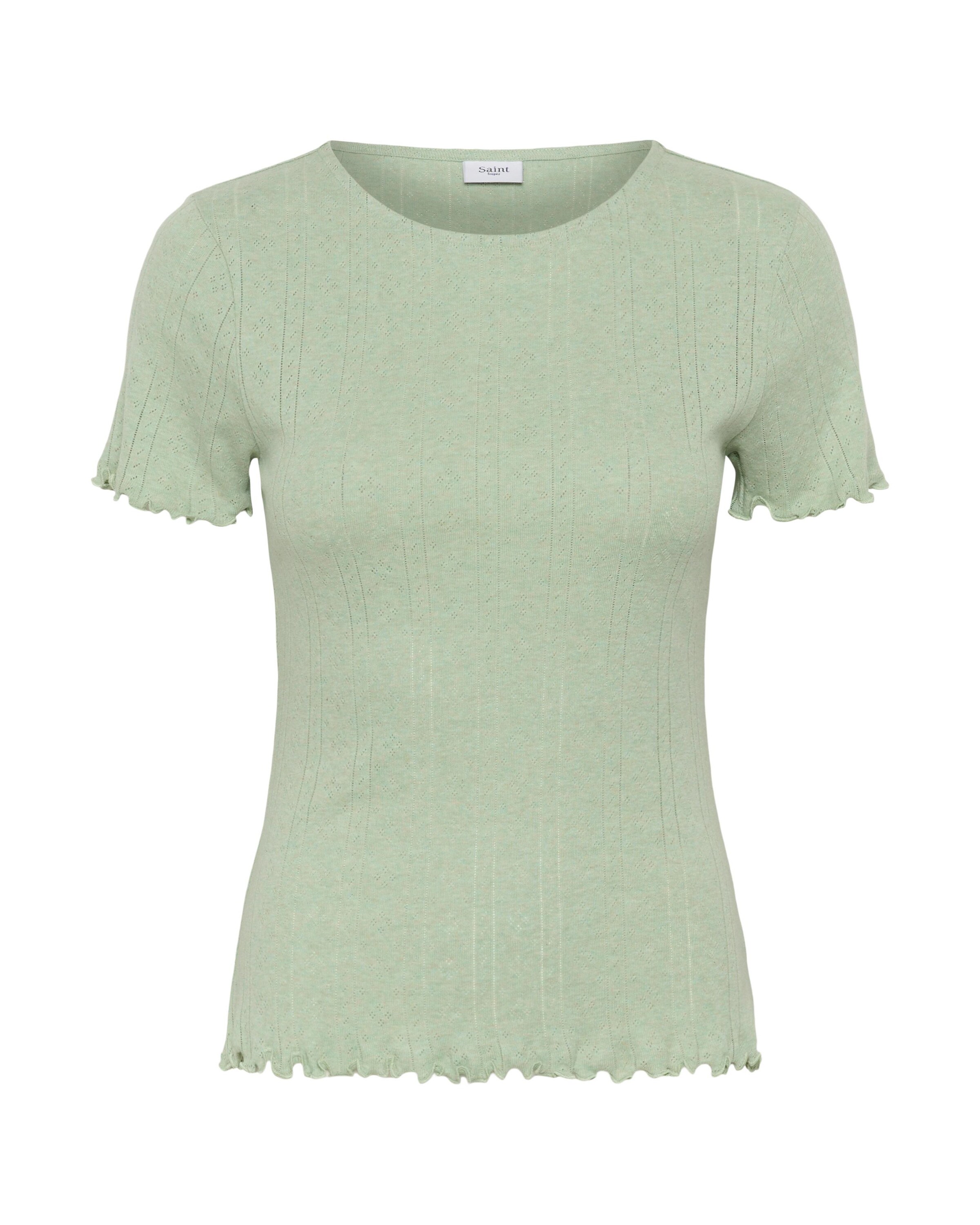 SAINT TROPEZ - Top 'SZGru' em verde: frente