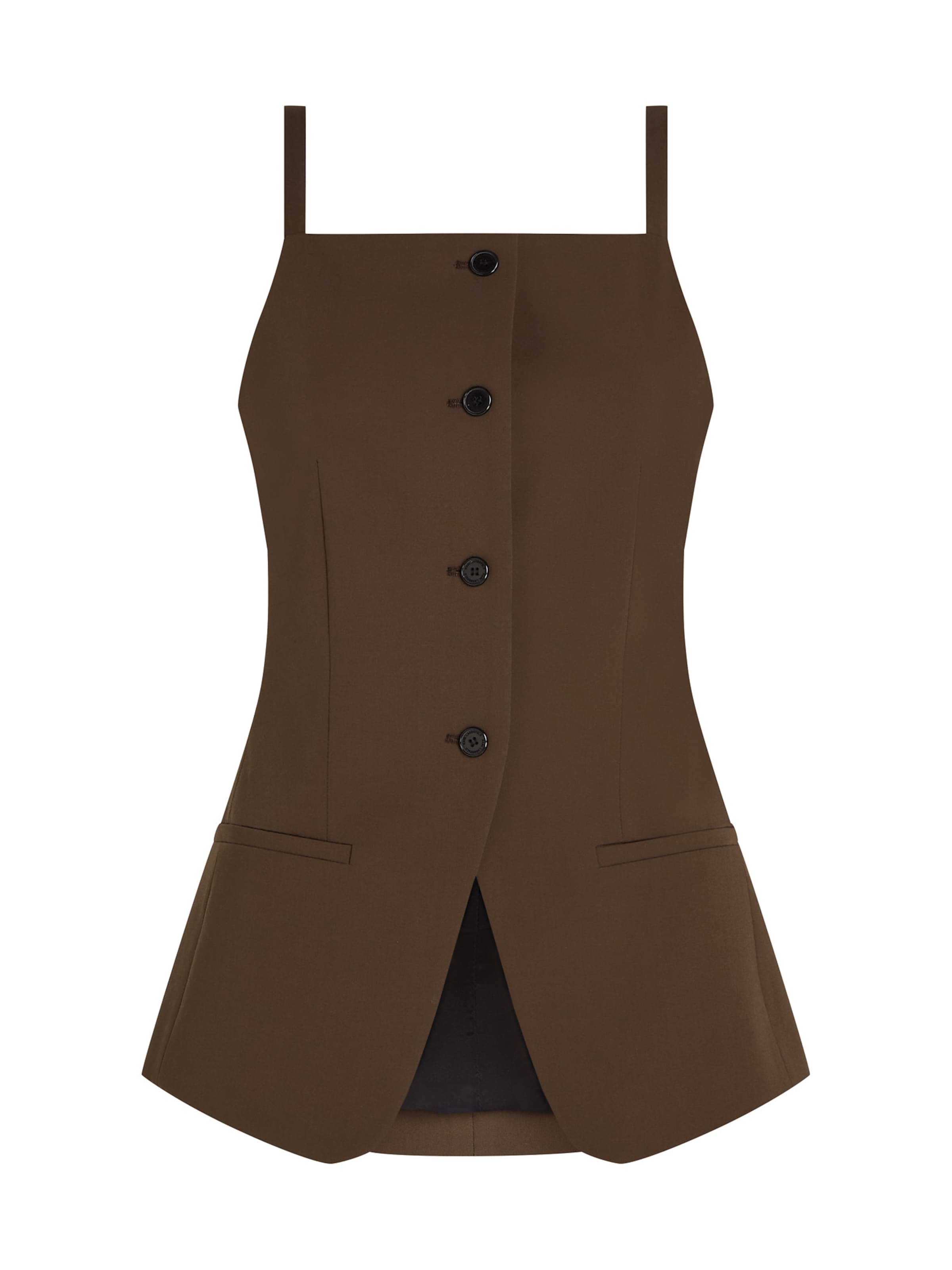 brūns Karl Lagerfeld Topiņš: no priekšpuses