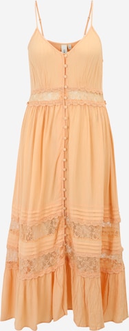 Y.A.S Petite Zomerjurk 'MELINA' in Oranje: voorkant