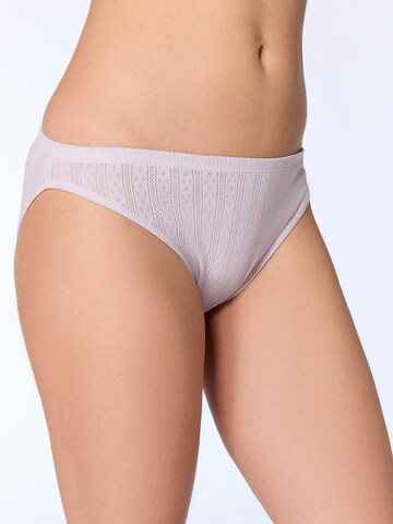 Albero Natur Panty 'Bio-Baumwoll Jacquard Slip' in Purple