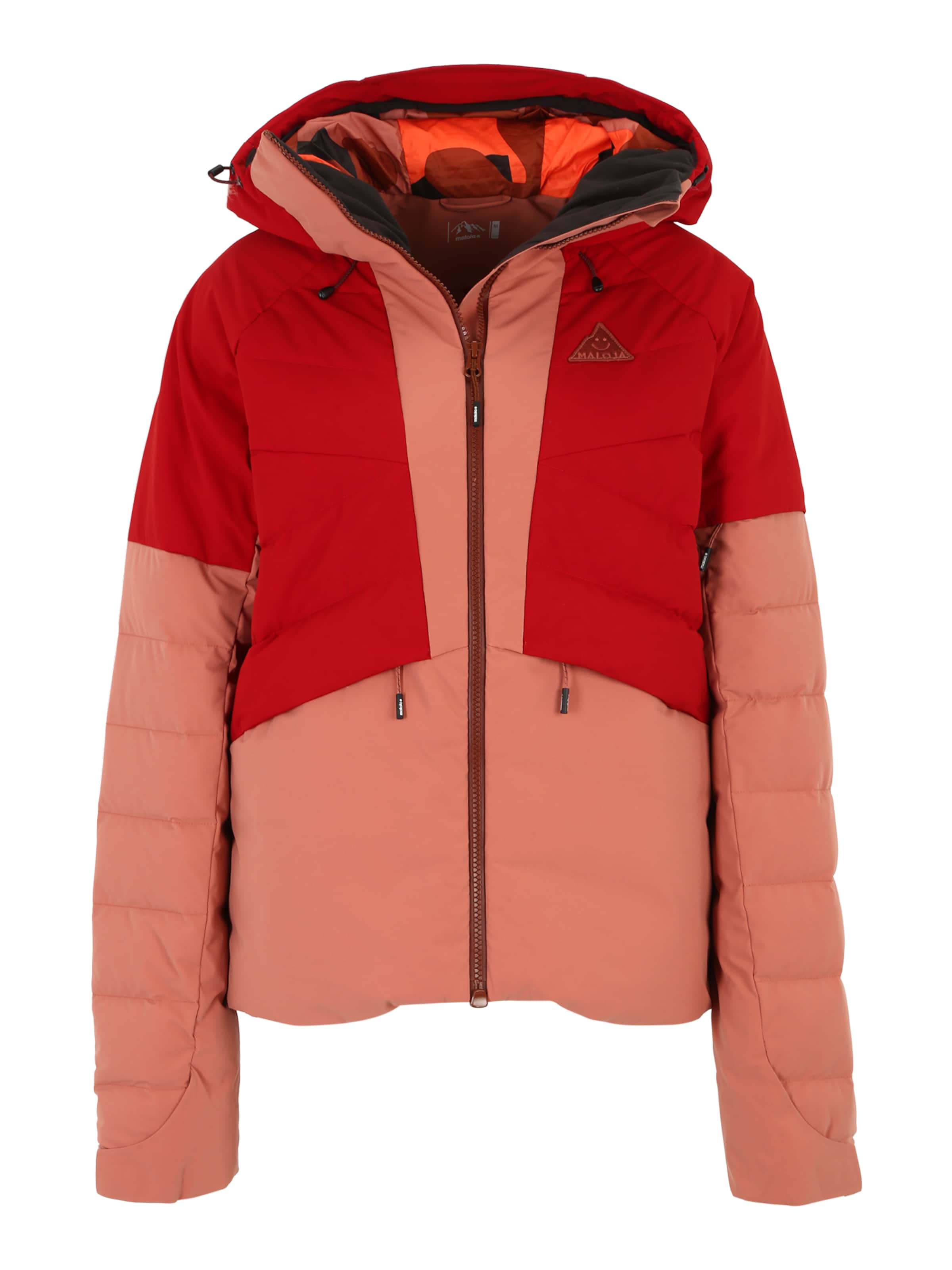 Maloja Μπουφάν πεζοπορίας 'Waldkauz' σε πορτοκαλί: μπροστά