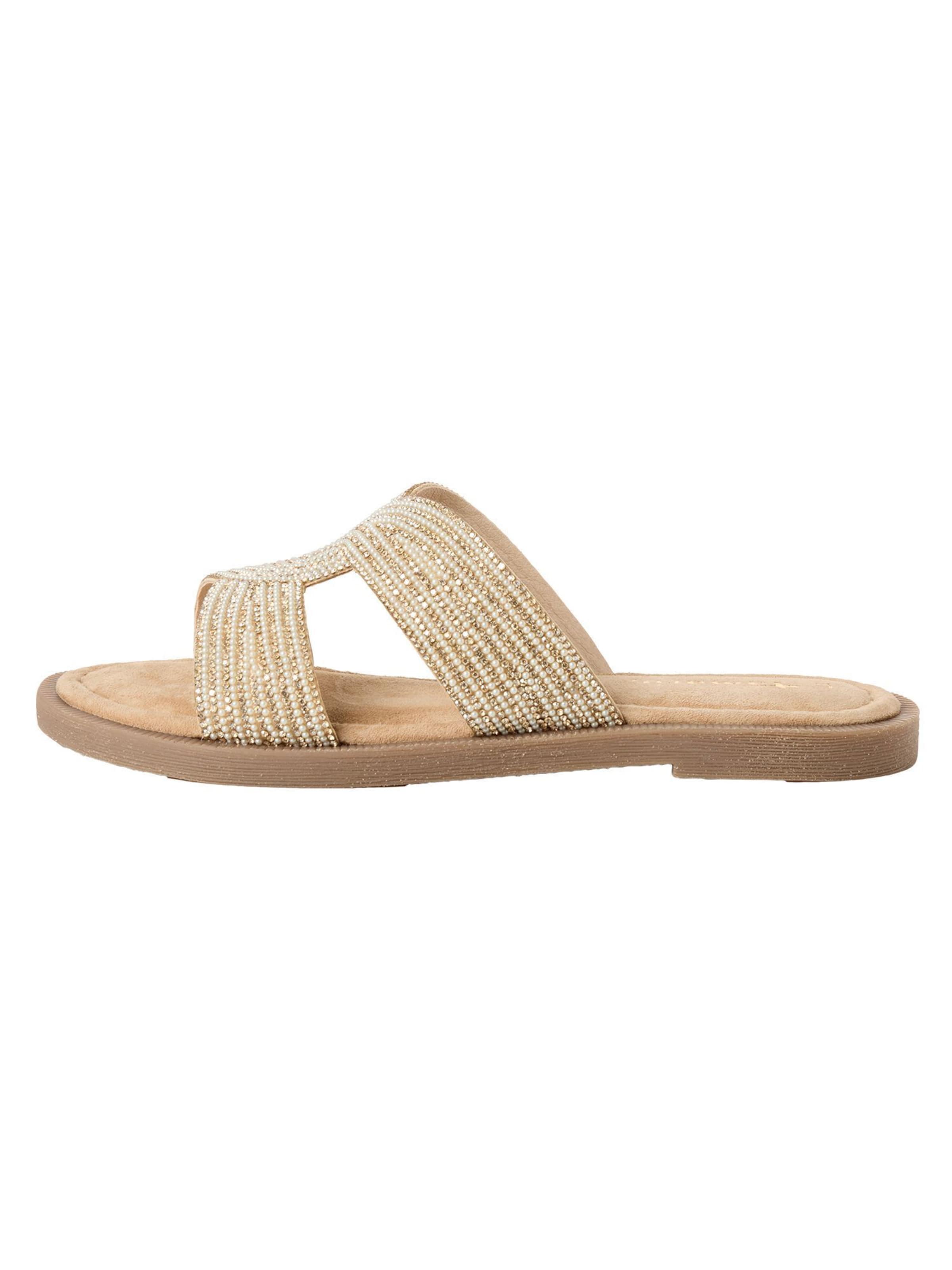 Tamaris Mules in Beige