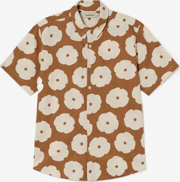 Thinking MU Button Up Shirt 'Tom' in Beige: front