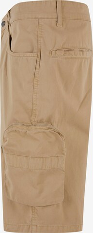 Urban Classics Slimfit Cargobroek in Beige