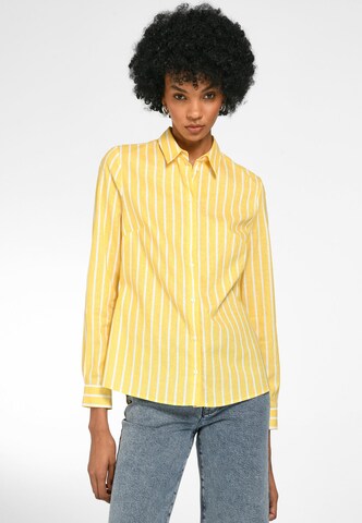 Peter Hahn Blouse in Yellow: front