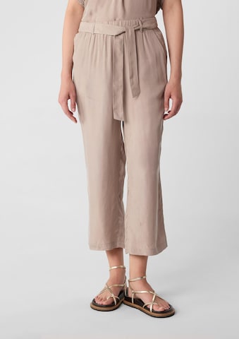COMMA Loose fit Pants in Beige: front