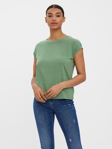 Tricou 'Ava' de la VERO MODA pe verde: față