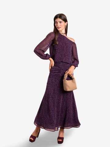 THE-ARE - Blusa em roxo