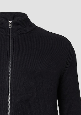 s.Oliver Gebreid vest in Zwart