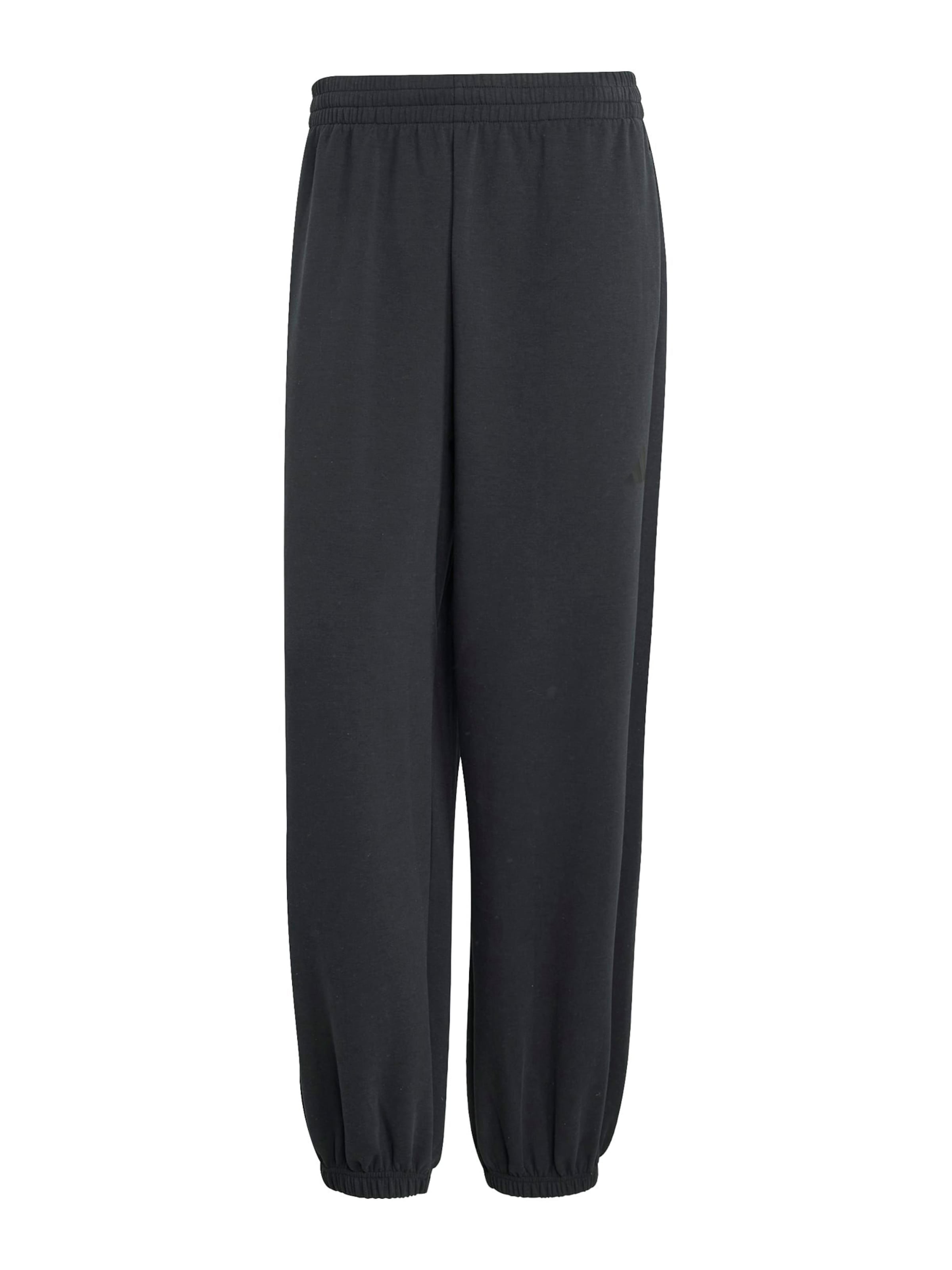 ADIDAS SPORTSWEAR Спортен панталон 'Soft Luxe' в черно: отпред