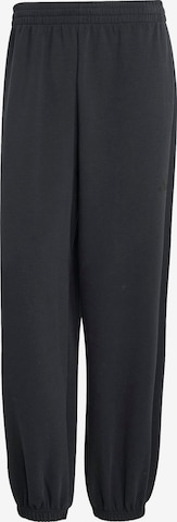 ADIDAS SPORTSWEAR Urheiluhousut 'Soft Luxe' värissä musta: etupuoli