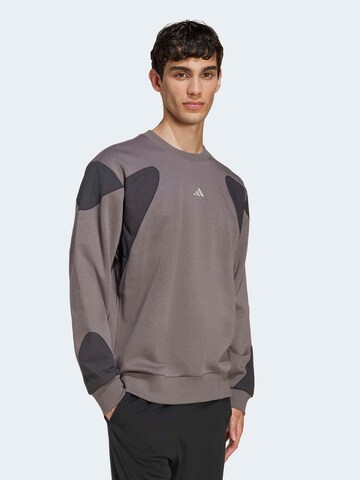 ADIDAS SPORTSWEAR Sportsweatshirt 'FN' in Grijs: voorkant