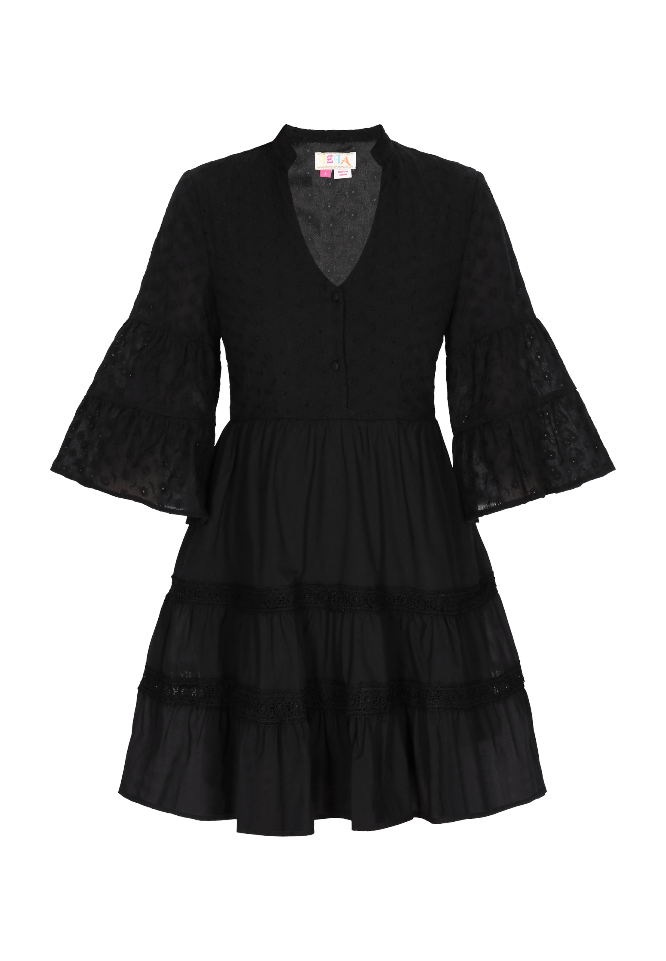 IZIA Mekko värissä musta: etupuoli