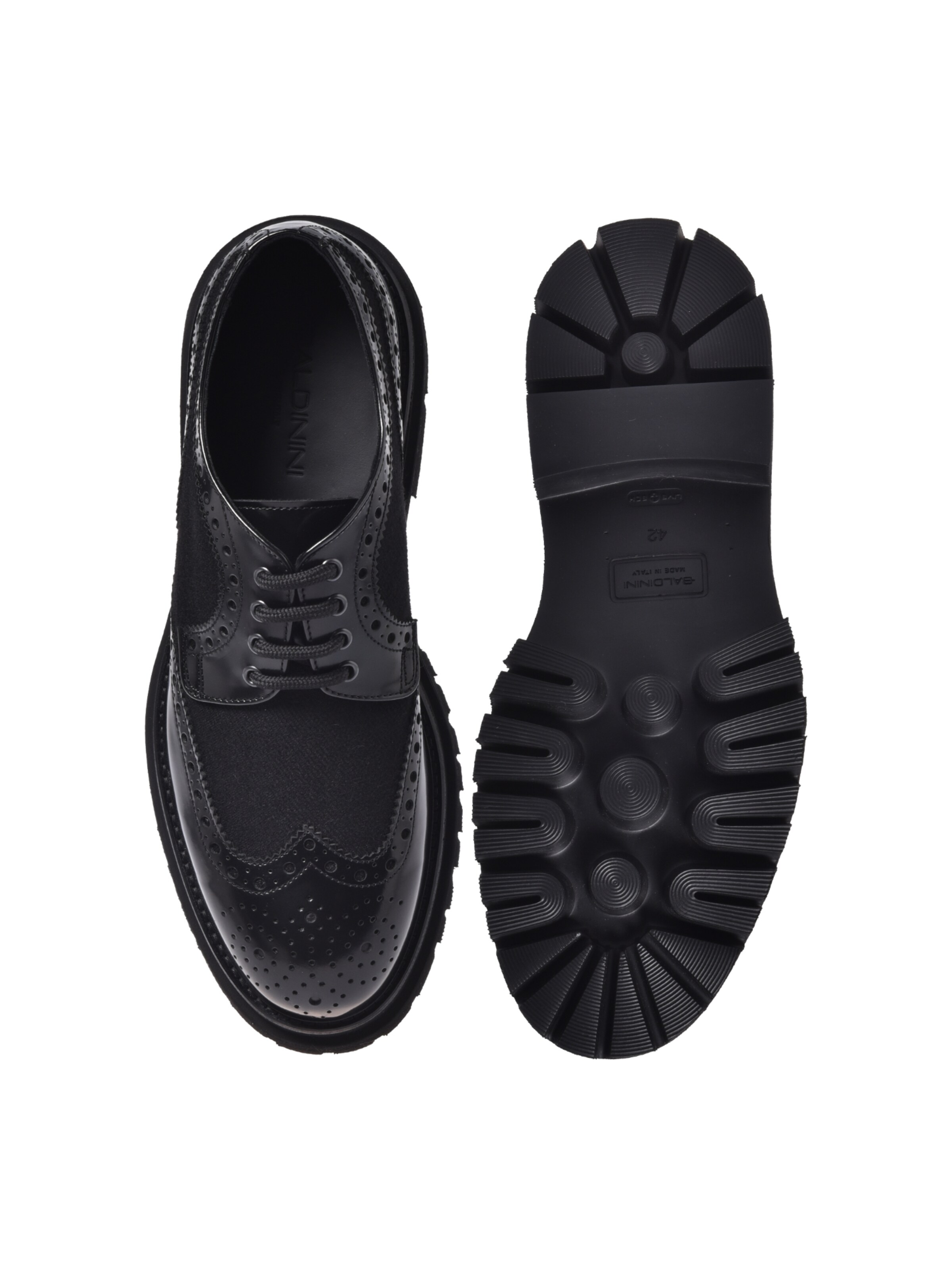 BALDININI Veterschoen in Zwart